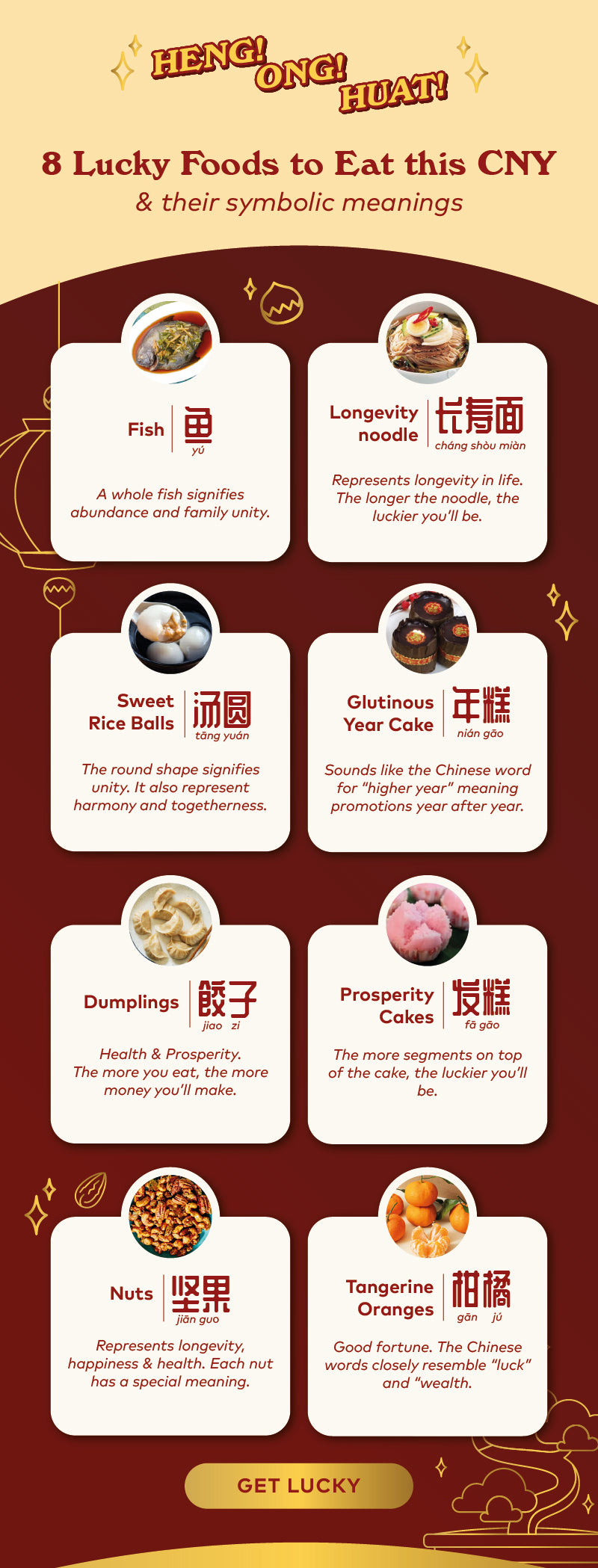 Enjoy blessings at Chinese New Year with these lucky eats