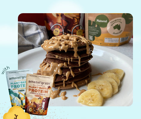 Healthy Protein Pancakes Recipe (ft. Plant-Based Protein) – Amazin Graze Hong Kong