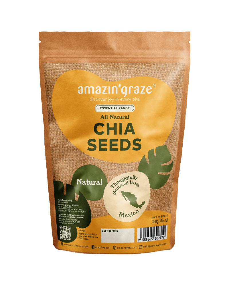 Amazin' Graze Mexican Chia Seeds 300g