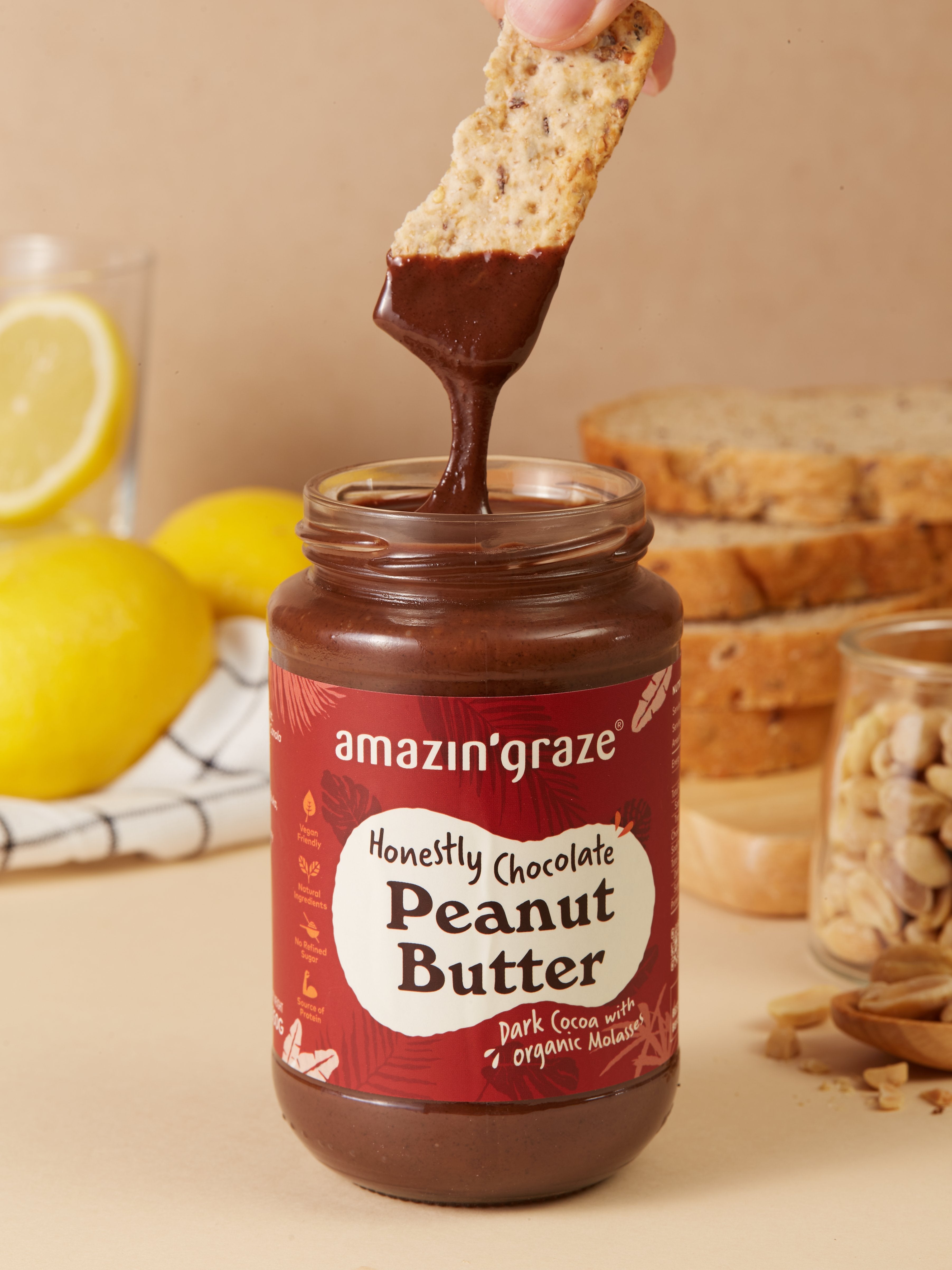 Amazin' Graze Chocolate Peanut Butter 350g