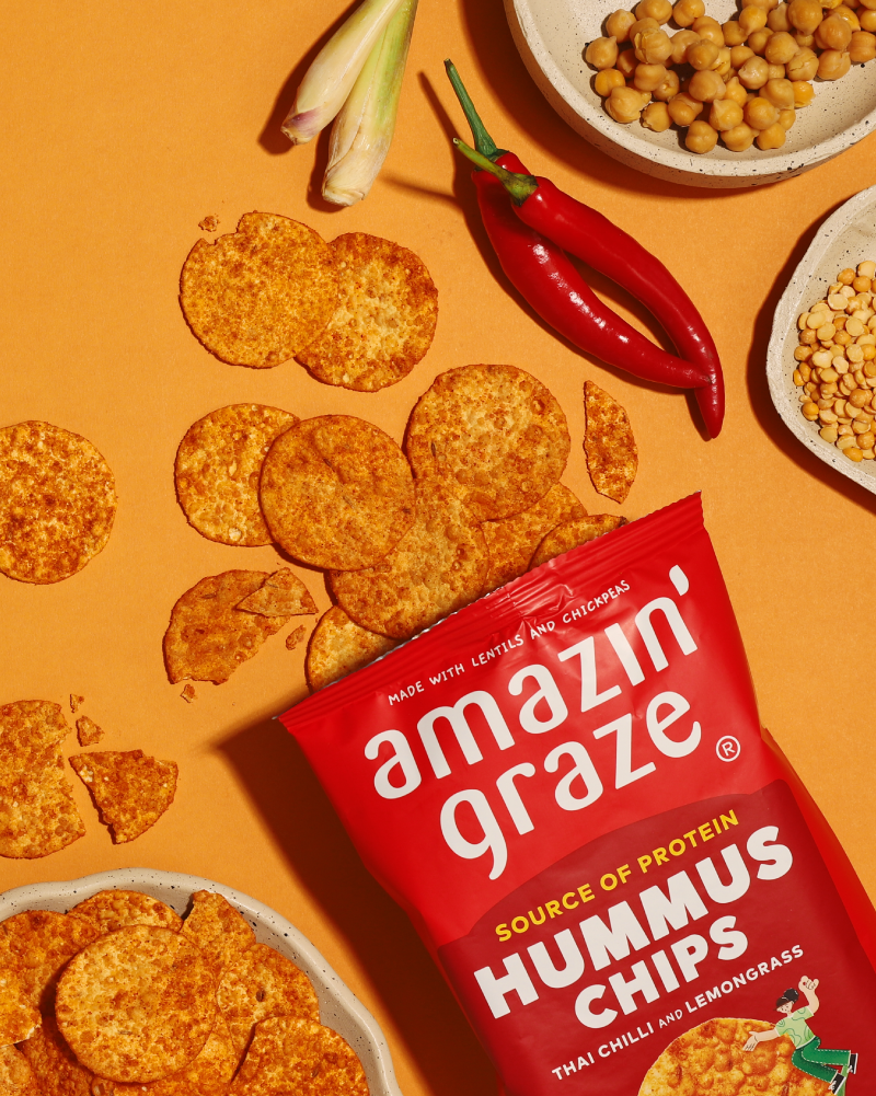 Hummus Chips Thai Chilli & Lemongrass – Amazin Graze Hong Kong