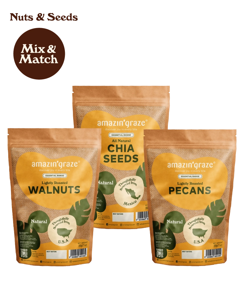 All Natural 3-In-1 Nuts & Seeds Bundle